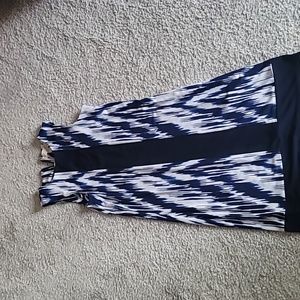 Multi color blue and white Michael Kors dress. Worn once.  Xs.